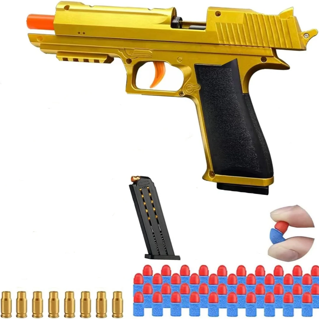 Soft-Bullets-Shell-Ejecting-Foam-Bullet-Blaster-Toy-Pistol-Model-for ...