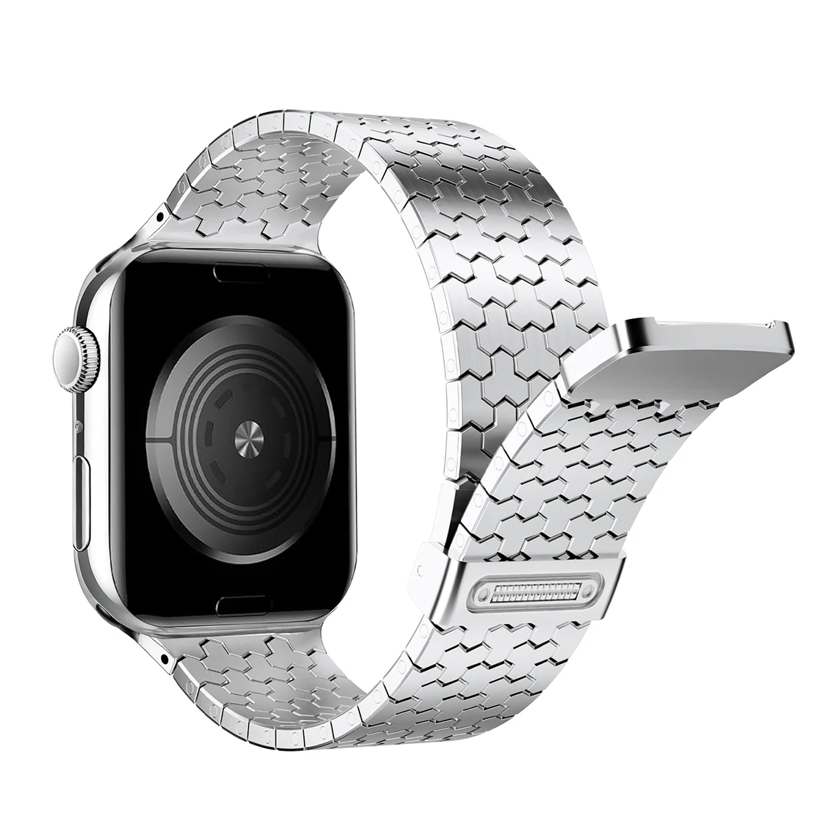 Elegant Stainless Steel Magnetic Watch Band