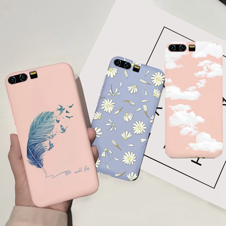 Розовый фиолетовый черный желтый силиконовый чехол для Huawei Honor 9 5 15 дюйма мягкий с