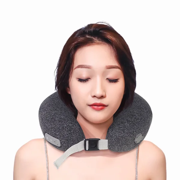 Portable Electric Neck Shoulder Waist Neck Back Acupoint Massage Roller Massager Kneading Neck Massager Pillow