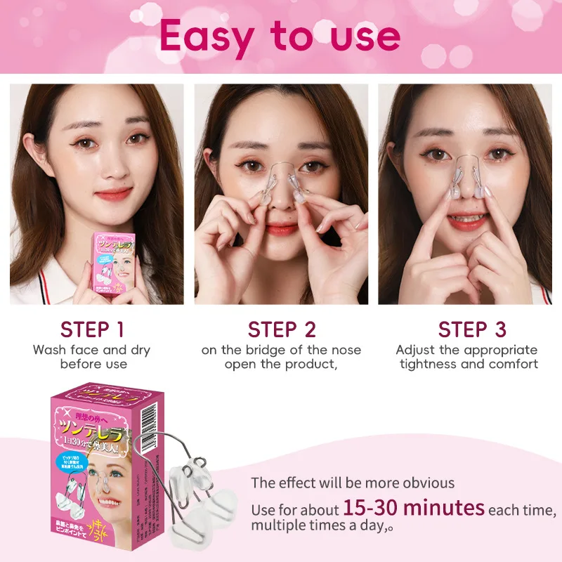 Nose Up Lifting Shaping Shaper Orthotics Clip Beauty Nose Slimming Massager Straightening Clips Tool Up Clip Corrector nose clip nose shaper