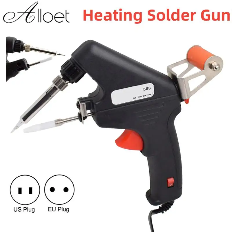 

60W Electric Soldering Iron 110V/220V External Heating Manual Tin Soldering Gun Multifunctional Pointed Soldering Iron Sets