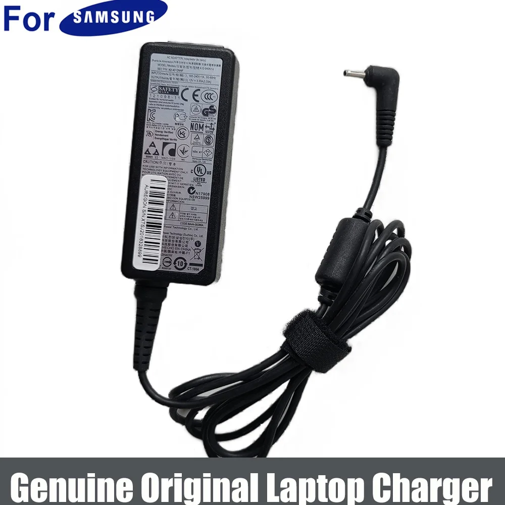 

Original 12V 3.33A 2.2A Charger for Samsung Xe500c13 Xe501C13 Xe500c12 Xe503c12 Xe503c32 Xe303c12 XE303C12-A01 500c 503c 501C