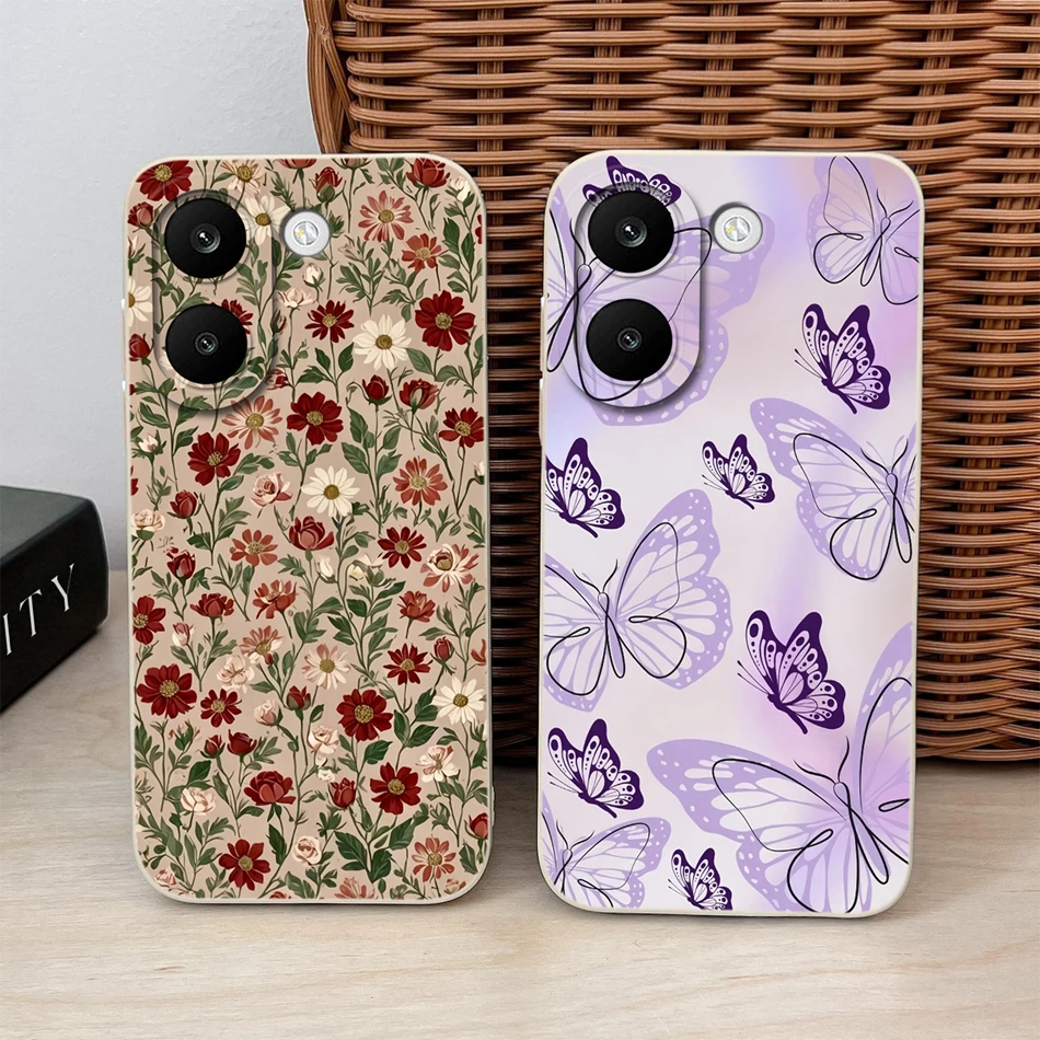 Creative Fruit Pattern Slim Silicone Phone Case with Lens Protection - Soft Back Cover