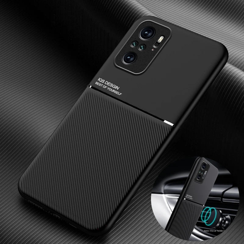 Per Xiaomi Poco M5S Custodia In Pelle Magnetica Per Auto Supporto Per Piastra Custodia Per Telefono Per Poco M5S 4G M5 S M5S 6.43 Cover Posteriore In 