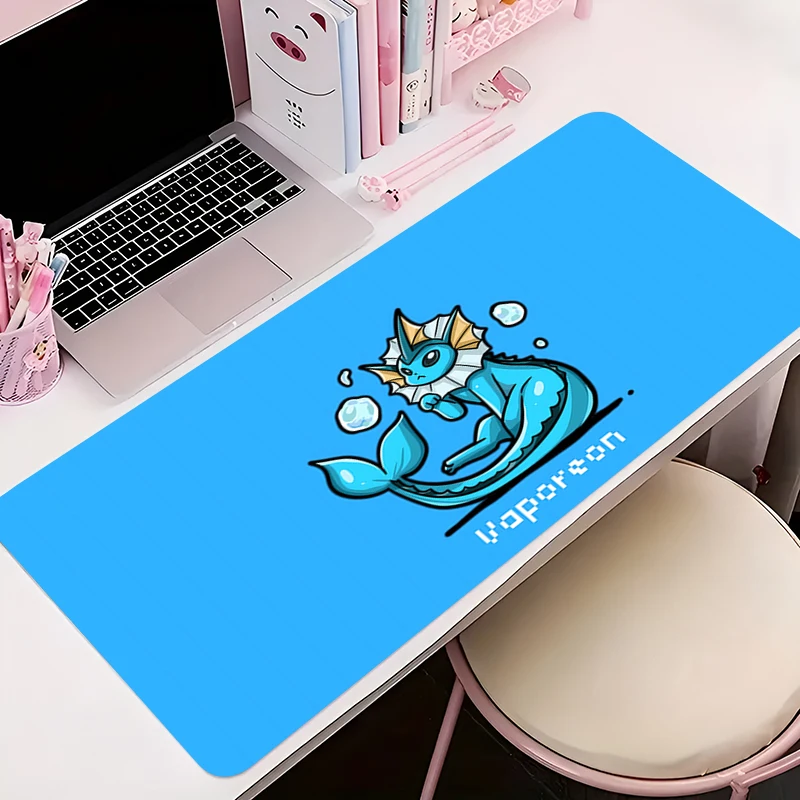 900x400 Mouse Pad Deskmat Laptop P-pokemon Eevee Office Mousepad Desk Decor Extended Mouse Pad Pc Keyboard Mat Oversize Desk Pad 5