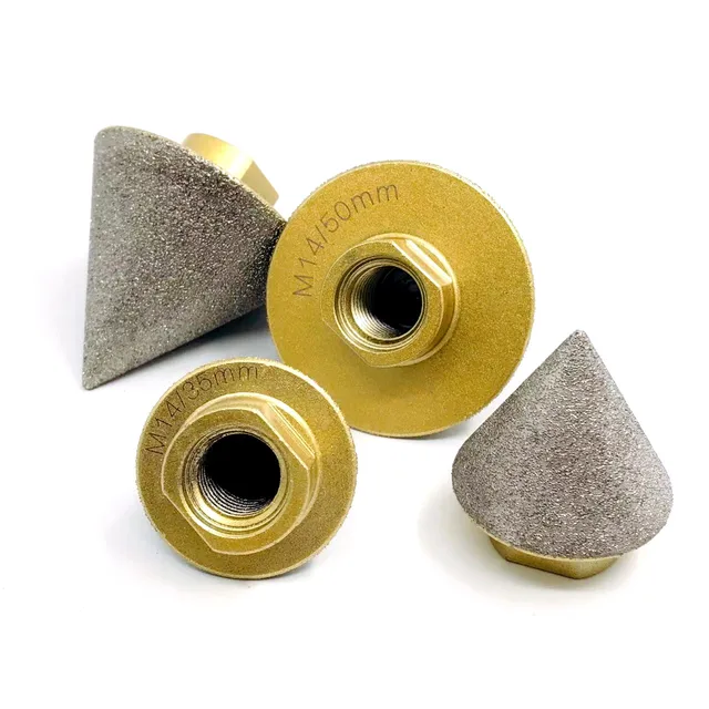 M14 diamant chanfrein Bits Dia35-50mm fraisage carrelage marbre béton trou scie maçonnerie perçage couronnes Construction travail outils 1