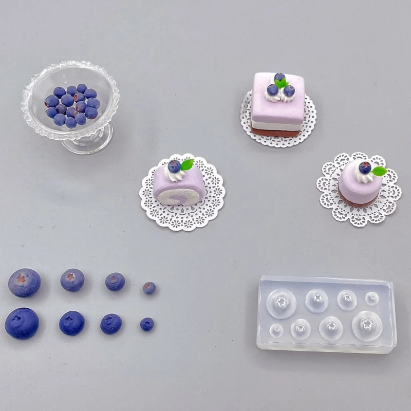 Silikon Blaubeerform Silikon Fondant Formen für Kuchen Cupcake Dekor Y08E – Detail 9
