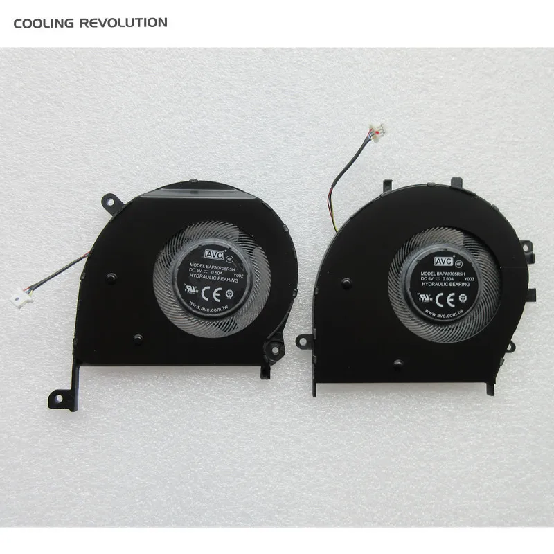 Ventilador de Refrigeração da Cpu do Portátil Original para Asus Zenbook 15 Ux533f Ux533fd Ux534f Ux534ftc Aleta Ux563f Ux563fd Bapa0705r5h Y002 Y003 Novo