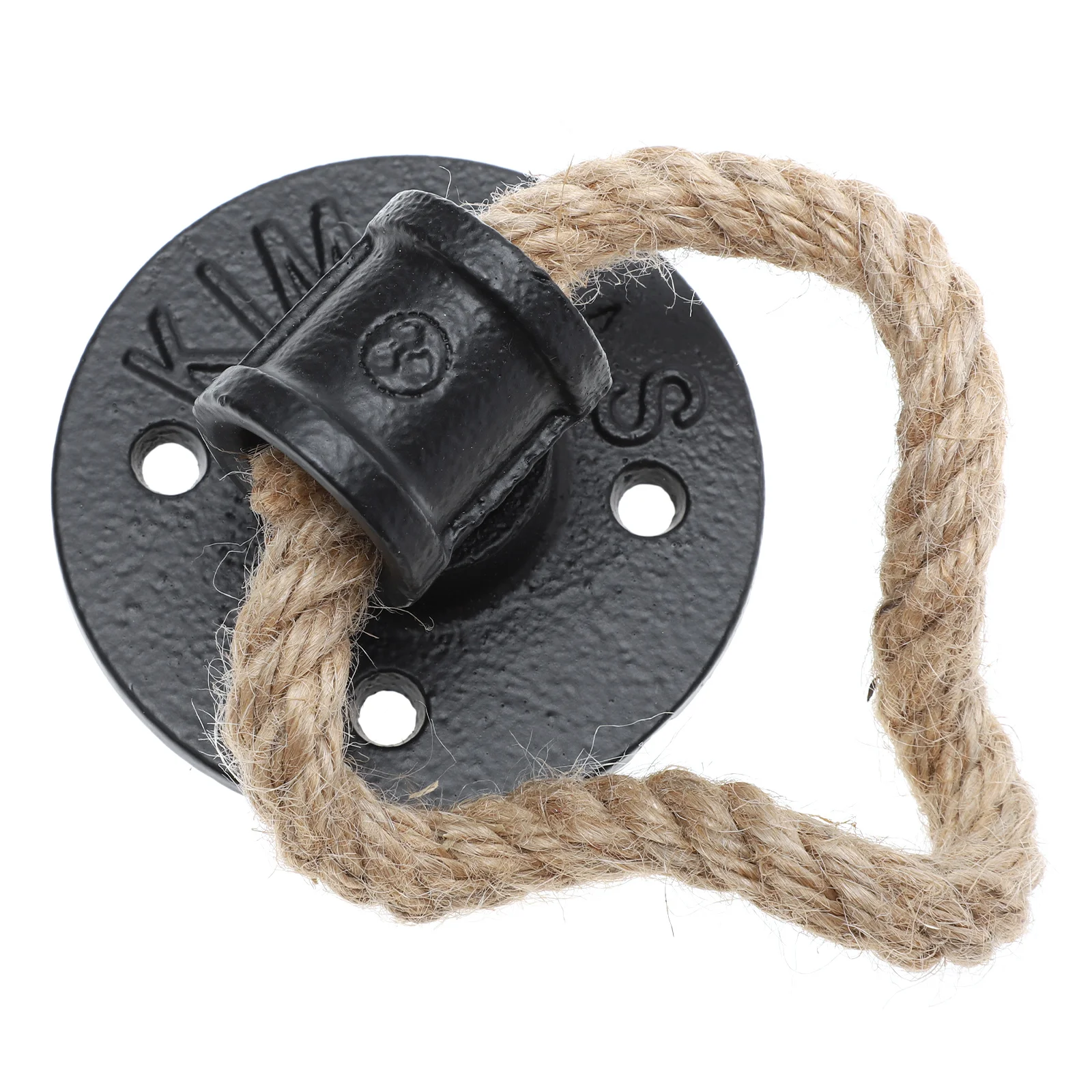 Rope Wrought Iron Handle Furniture Pull Handles Drawer Pulls Knob Rustic Cabinet Door Dresser Ring Cupboard