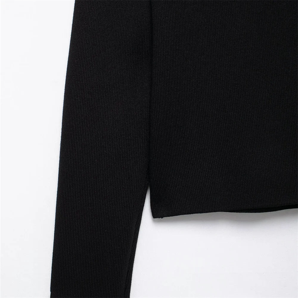 Autumn New Women's Clothing Style Slimming Asymmetric Knitted Coat Small Folded Splicing Skirt Set