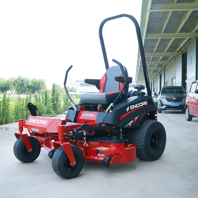 Ride on Lawn Mower None Turn With Grass Catcher CE EPA Riding Lawn Mower for Golf Yard Farm Turn Lawn Mower 2