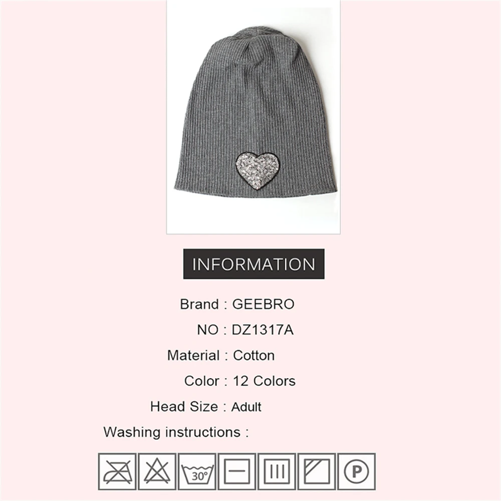 Love Brimless Hat Adult Men Women Winter Beanies Skullies Warm Hats Bone Soft Comfortable Cap Beauty Bonnet Casual Gorras 6