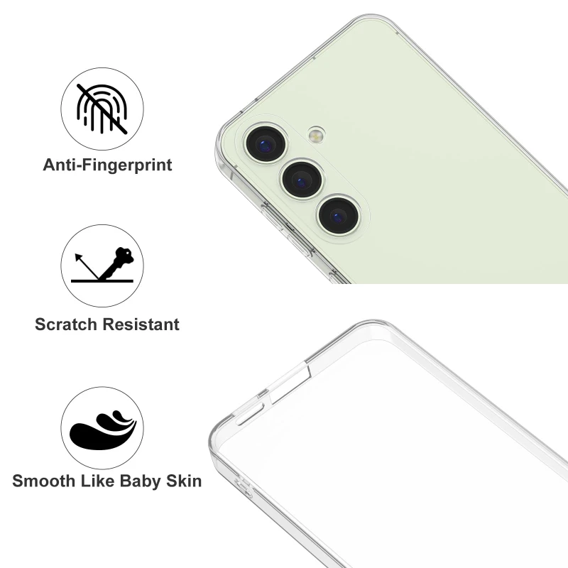 Ultra Thin Transparent Silicone TPU Phone Case - Clear Soft Protective Cover