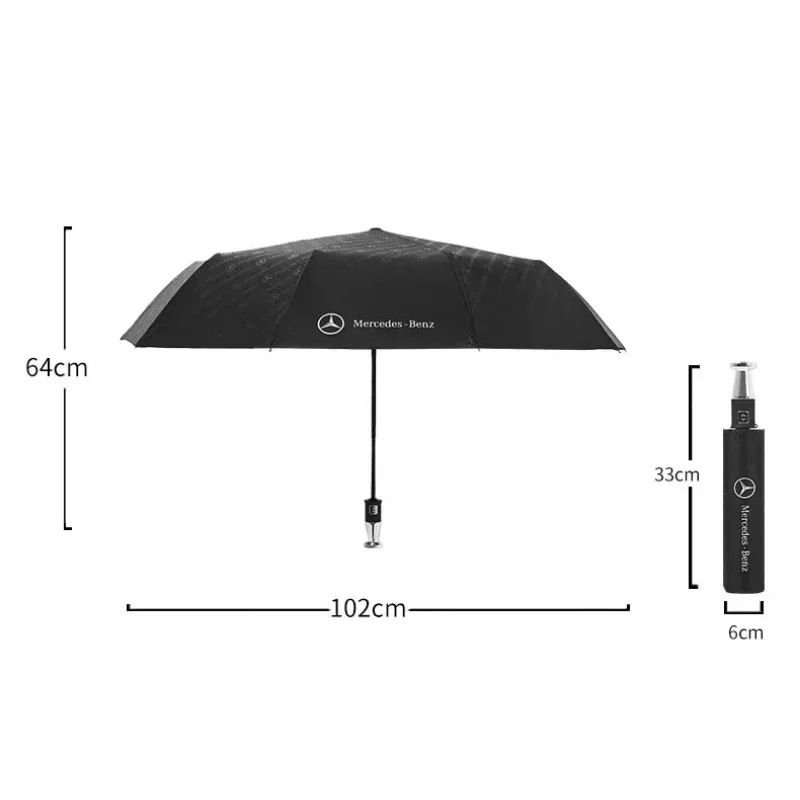 Umbrella For Mercedes Benz Auto Automatic Fold Parasol Suitable for adults and children on rainy and sunny days folding umbrella automatic umbrella automatic sun umbrella