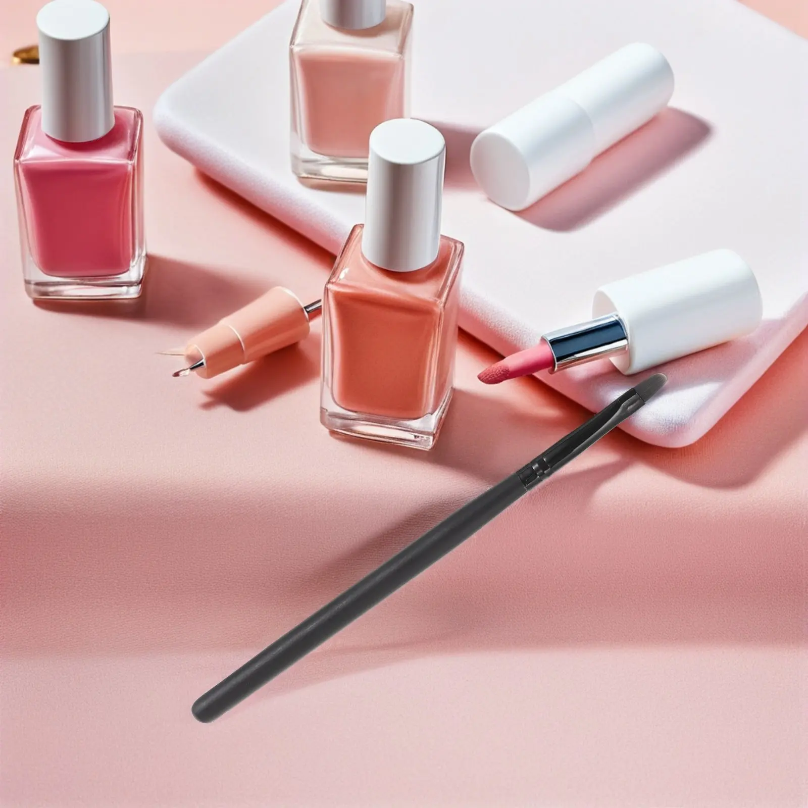 8종 네일 아트 브러쉬 세트, 블랙 우드 핸들, 이중 기능 네일 디자인 도팅 라이너, 젤 페인팅, 소형 디테일 도구