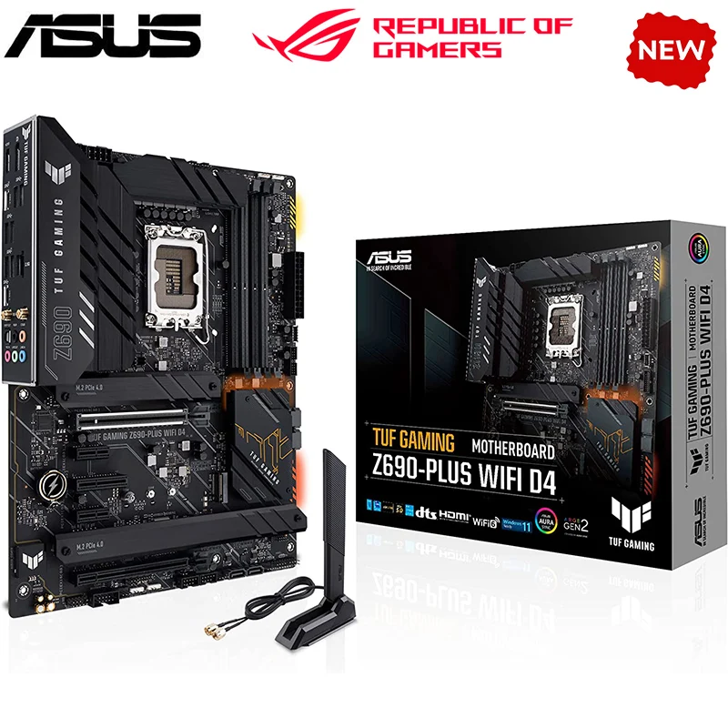 Nuovo Z690A Per Asus Tuf Gaming Z690-Plus Wifi D4 Desktop Originale Per Scheda Madre Intel Z690 Supporto Lga 1700 12900Kf 12700K