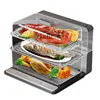 Tqh Folding Speed Steamer Electric Steamer Household Steam Pot Small Multi-Functional Large Capacity Three Layers 1