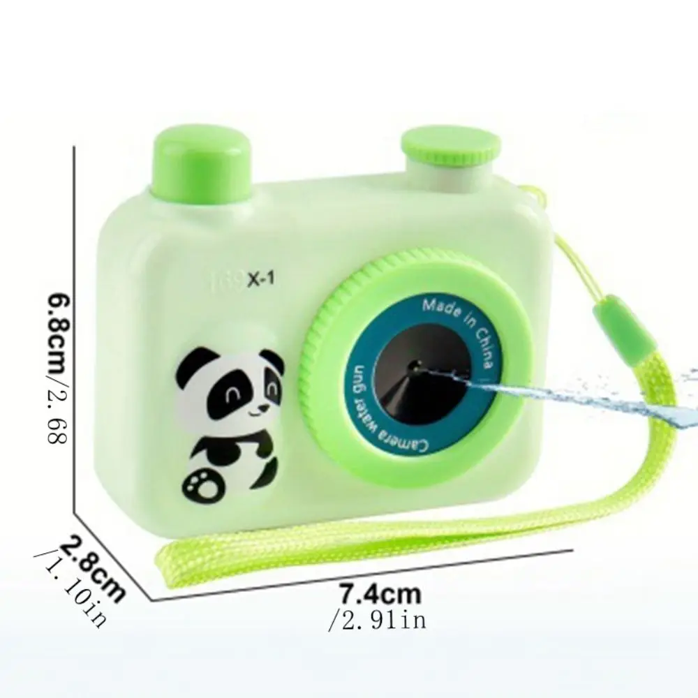 Water Games Cartoon Panda Camera Water Spray Toy ABS Cute Camera Water Squirting Toys Creative Novelty Beach Water Sprayer Beach