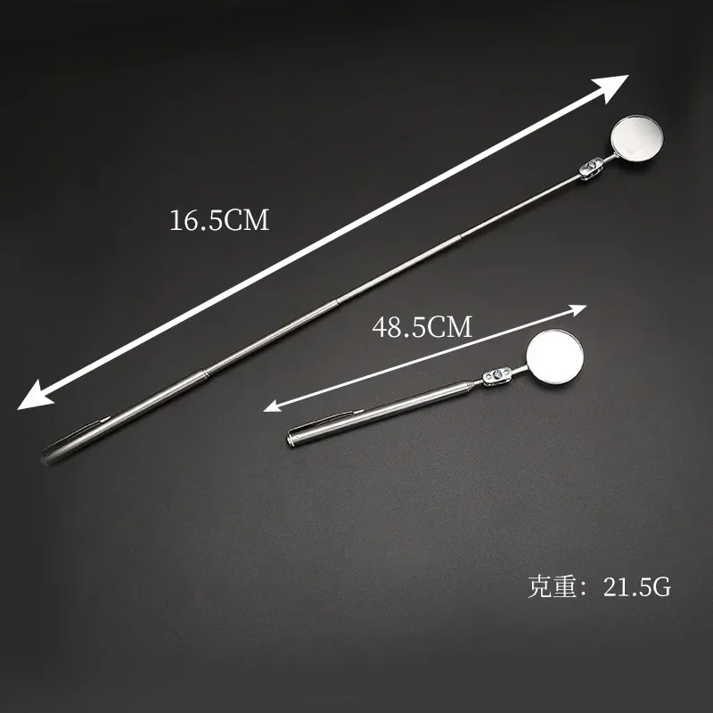 휴대용 자동차 각도 관찰 펜 다기능 자동차 오토바이 30mm 원형 텔레스코픽 감지 렌즈 자동차 수리 도구