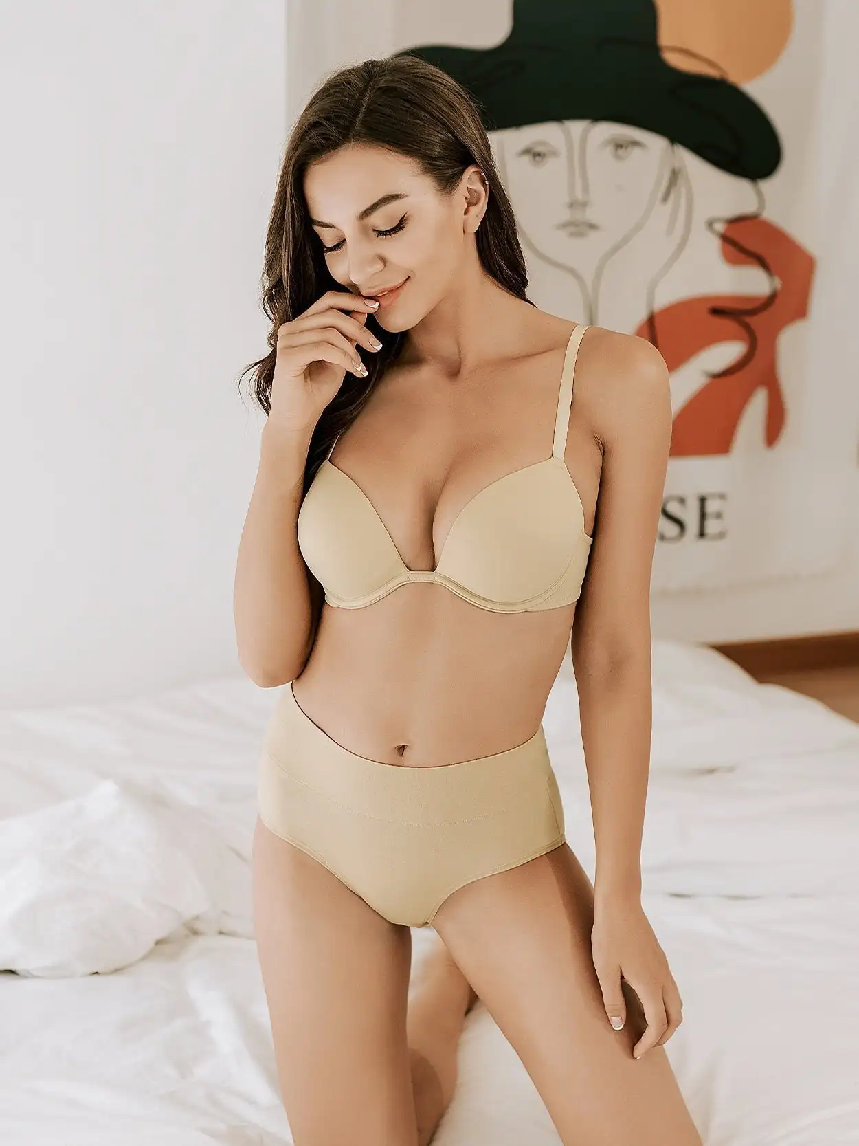 Invisible Backless Bra For Women Push Up Sexy Underwear Low Cut Lingerie Female Breathable Intimates Bralette Seamless Brassiere