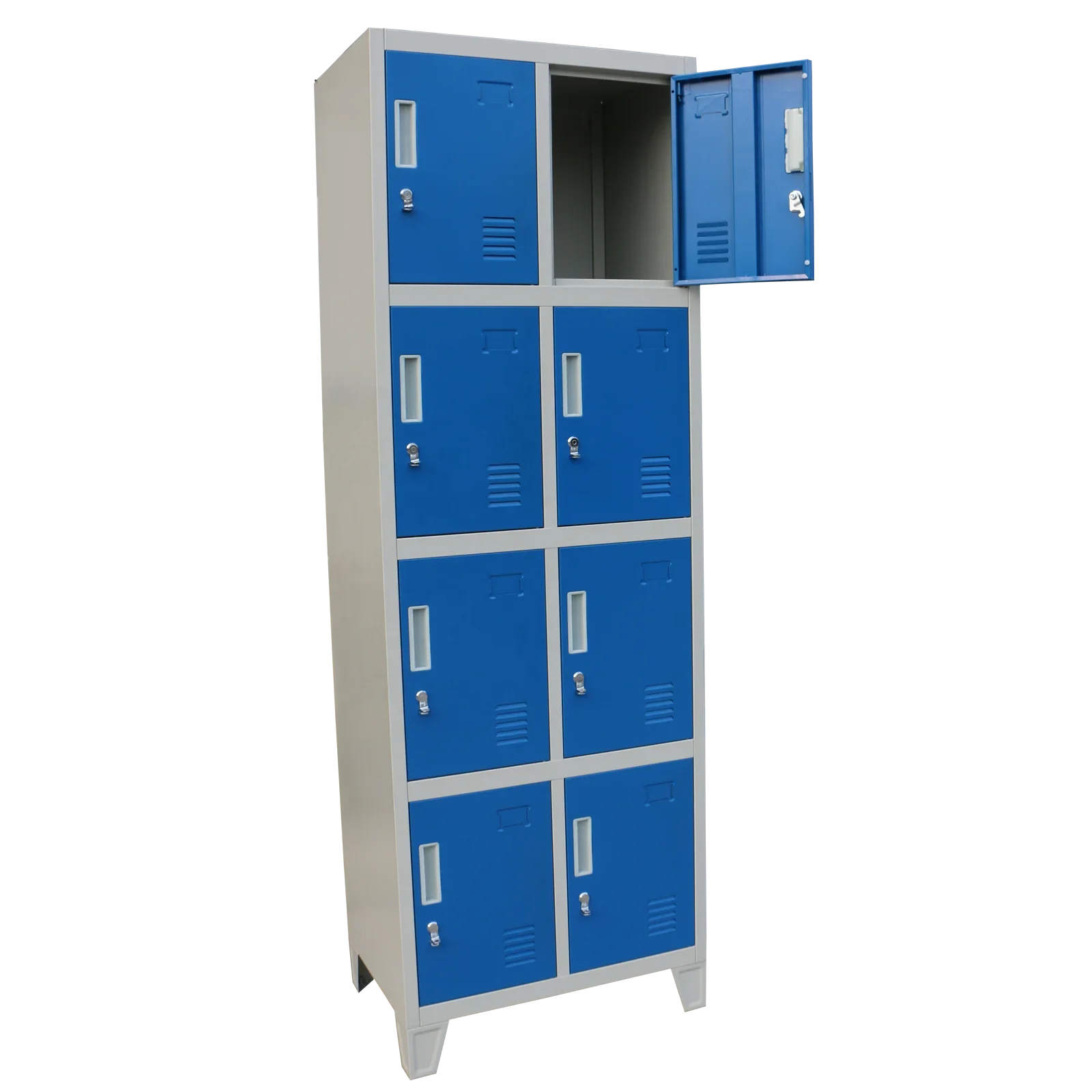 

8 Door Steel Wardrobe/ Metal Locker/ Staff Cupboard JF-2B4A with feets