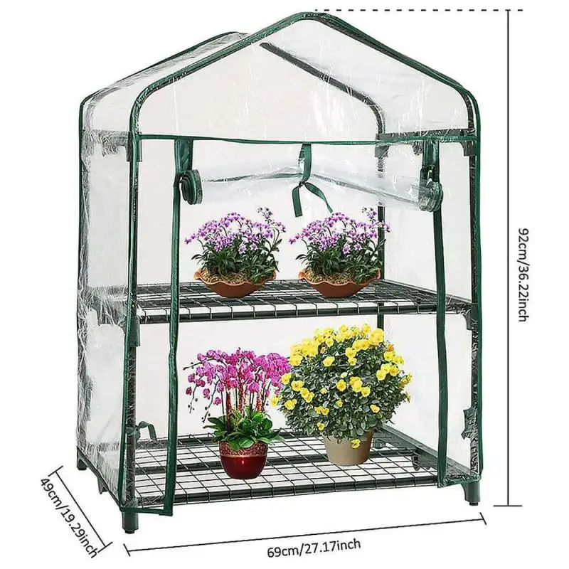 2/3/4/5 Tier Small Greenhouse Waterproof UV Resistant Garden Plant Protection Tents Outdoor Plant Flowers Grow Covers grow tent