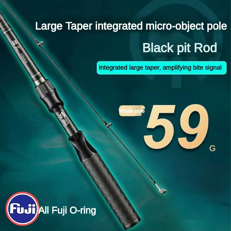 Portable Fishing Rods Fishing Rod Carbon Fiber Spinning/Casting Lure Pole  Bait Weight 3-20g Line Weight 6-15LB Reservoir Pond Fast Bass Fishing Rods