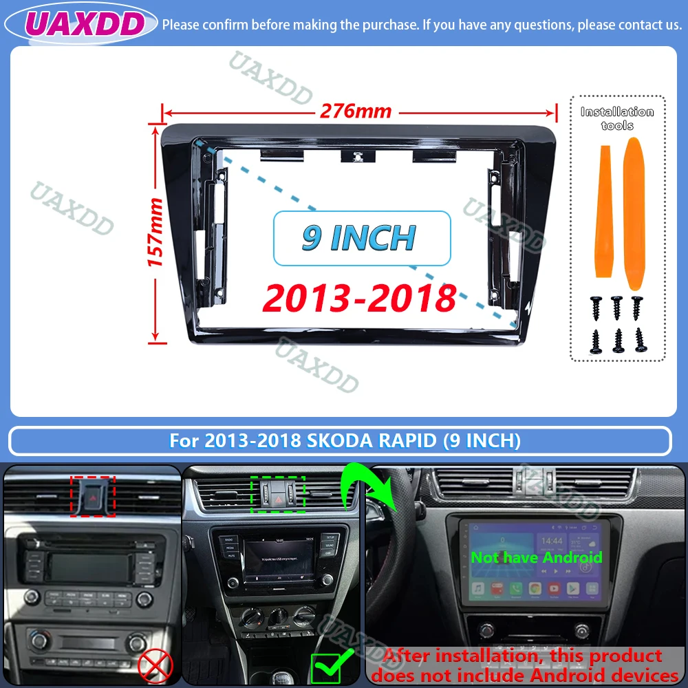 Geldt Voor: Auto Frame Fascia Adapter Canbus Box Decoder Android Radio Dash Fitting Panel Kit Voor Toyota Aygo Peugeot 107 Citroen C1