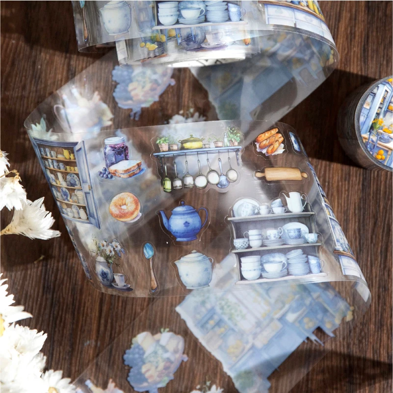 70mm*2m/Roll Cartoon Girl PET Tape Scrapbooking Supplies Journal Stickers Aesthetic Decorative Handbook Stationery Masking Tapes decorative tape