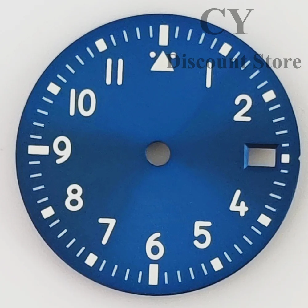 Luminous Multicolor 29mm Watch Dial with Versatile Crown Positions