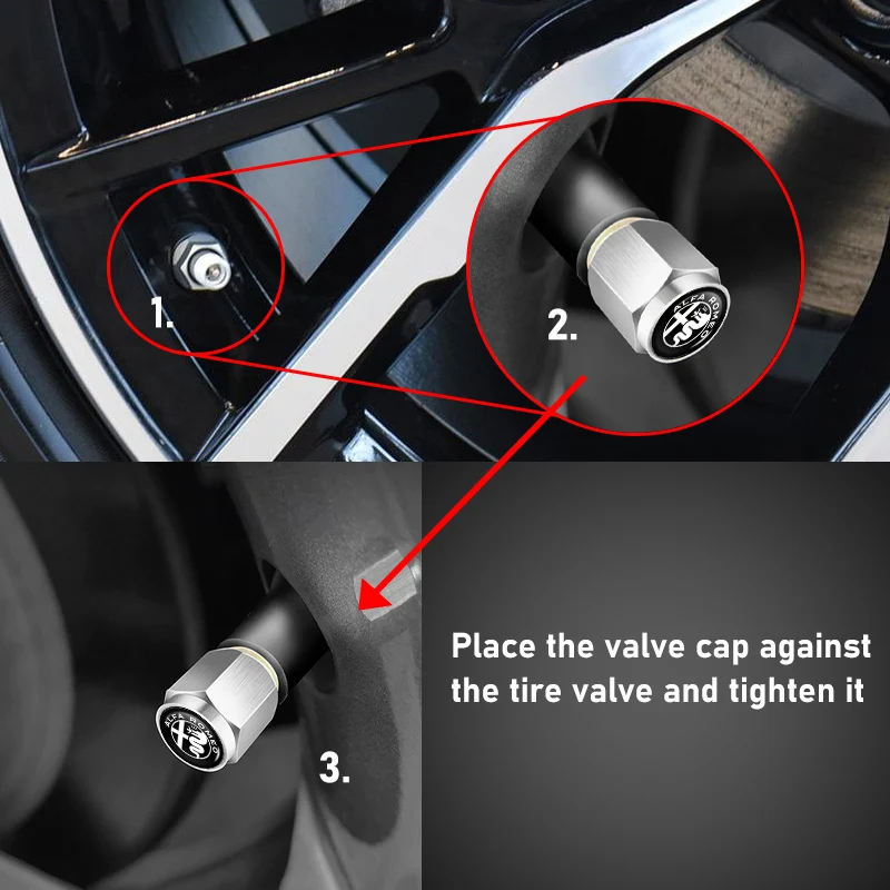 5pcs Anti-Theft Car Tire Valve Protection Caps