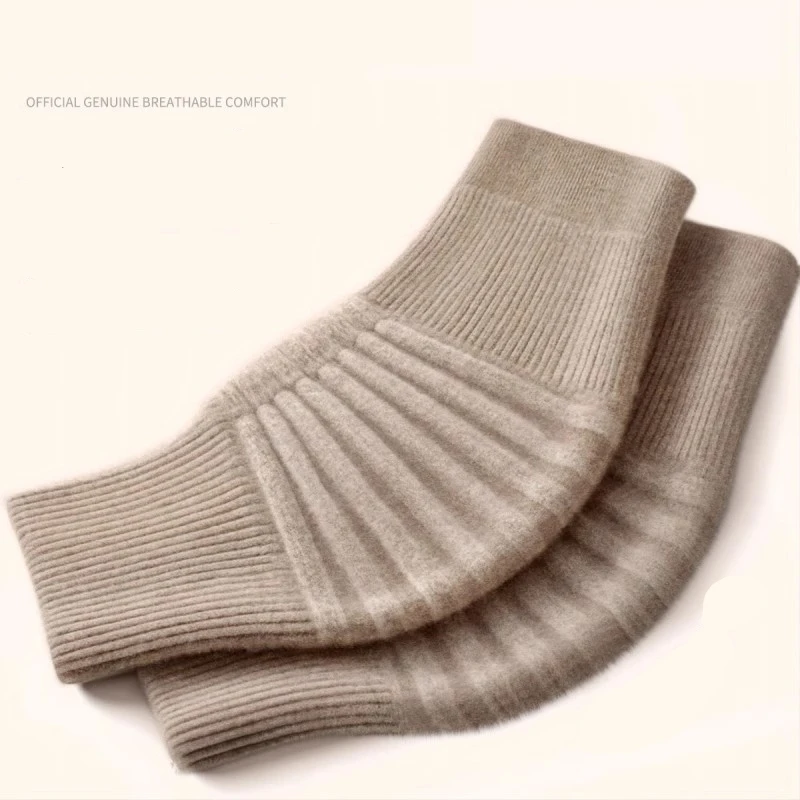 Genouillère chaude en cachemire tricoté automne hiver