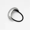 Metal geometric ponytail hair tie, simple and versatile small rubber band hair tie 4