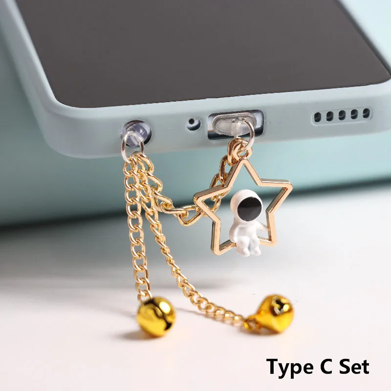 Usb C Dust Plug Charm 30-Pack Colorful USB-C Dust Plugs - Anti-Dust Charging Port Covers For Phones, Laptops & Type-C Devices Plug Cover - 12
