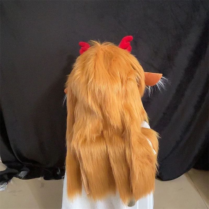 Premade Fursuits Head Reindeer Deer Kigurumi Headpiece Furry Cosplay CostumesFursuit Full Head Mask