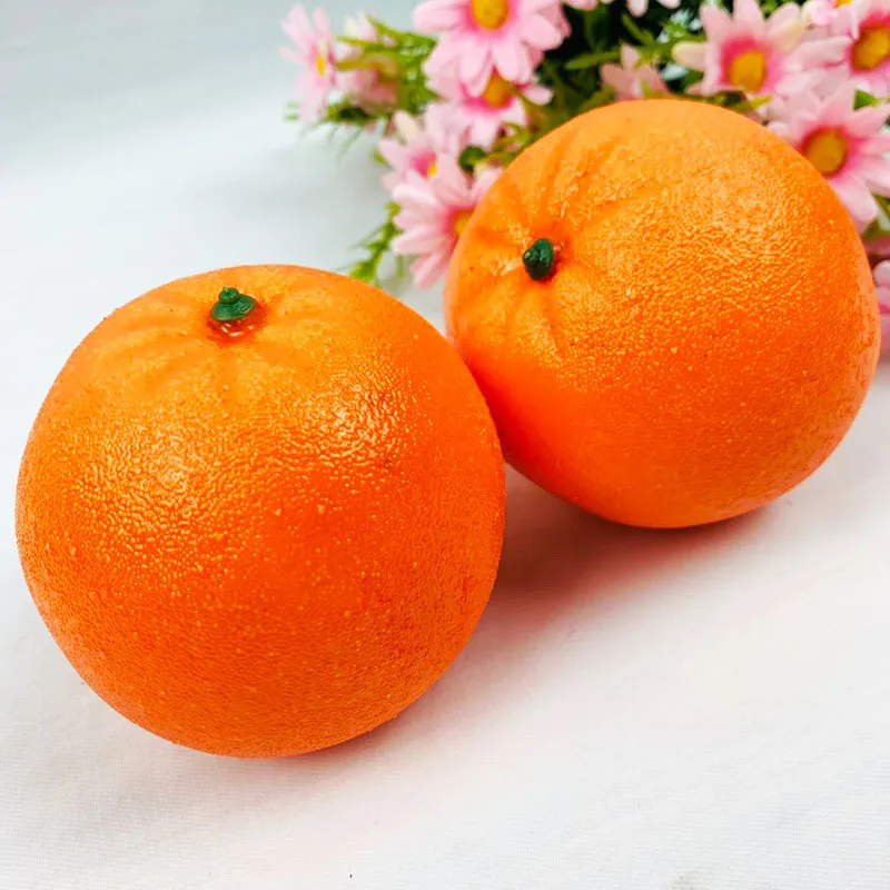 5PCS 8cm Artificial Oranges Home Garden Bedroom Living Room Decoration Festive & Party Supplies Fake Fruits Photography Props Artificial Plants Artificial Flowers Artificial Fruits And Vegetables