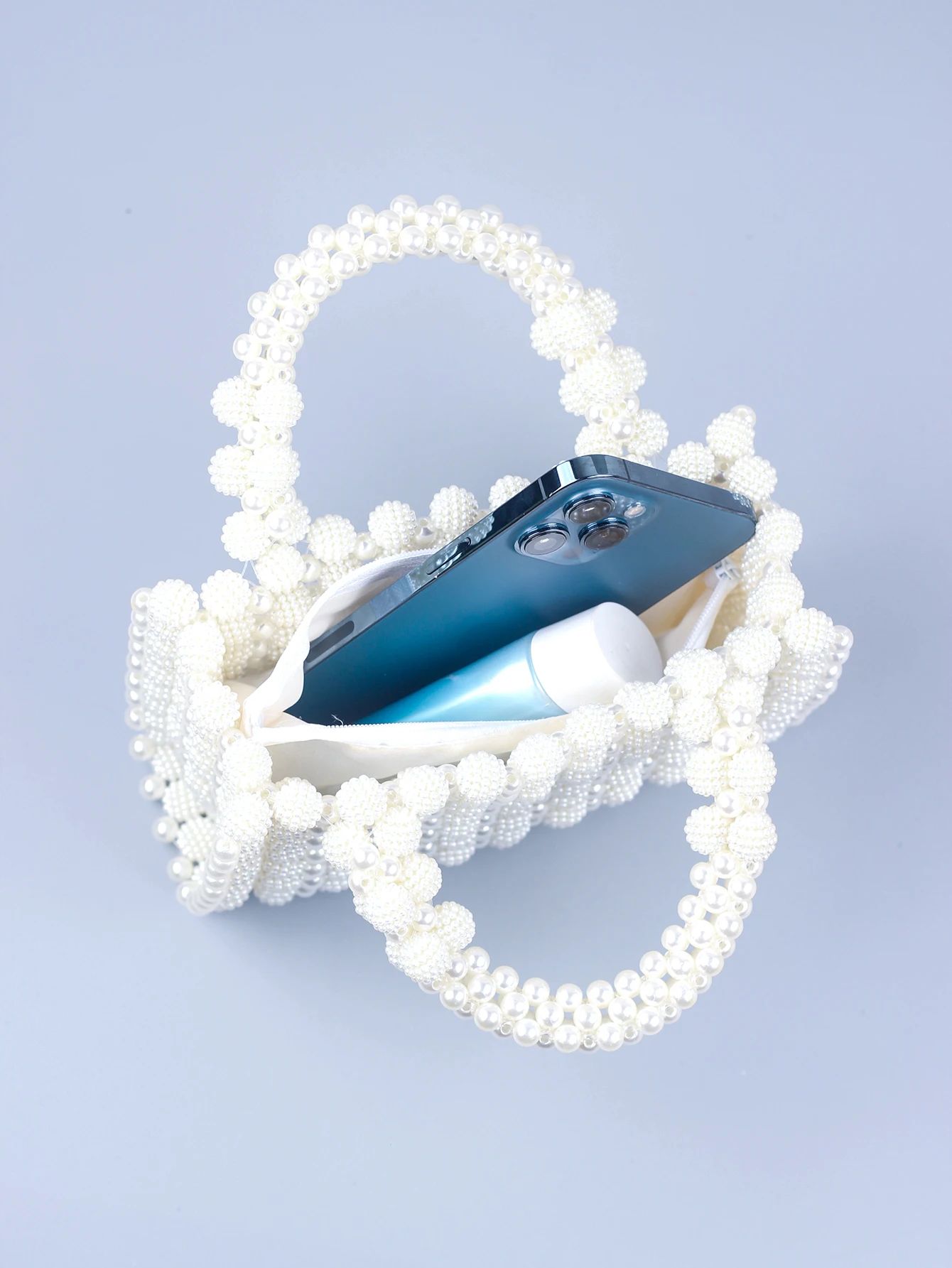 حقيبة Yangmei اللؤلؤية الكروية، بتصميم محمول باليد...