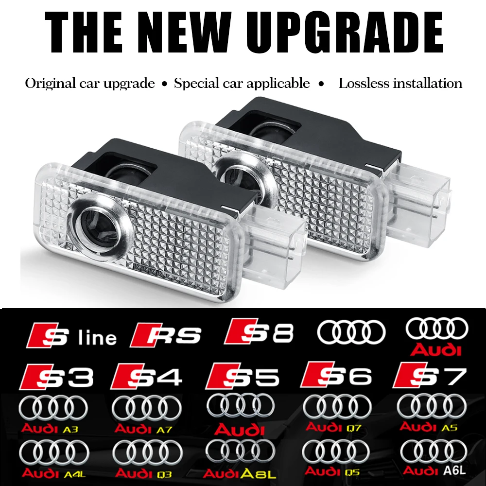 Enhanced Car Logo Door LED Welcome Lamp Laser Projector Light