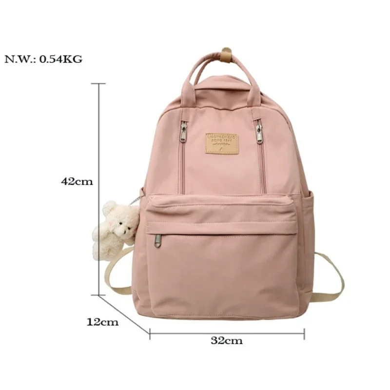 LOERSS Multifunction Women Backpack Waterproof Large Capacity Shoulder Bags for Girls Teenager Student High Quality Schoolbags