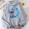 Cute Kawaii Disney Lilo & Stitch 26 English Letters Print Hoodie Y2K Hoody Sweatshirts Women's Winter Hoodies Couple Streetwear 4