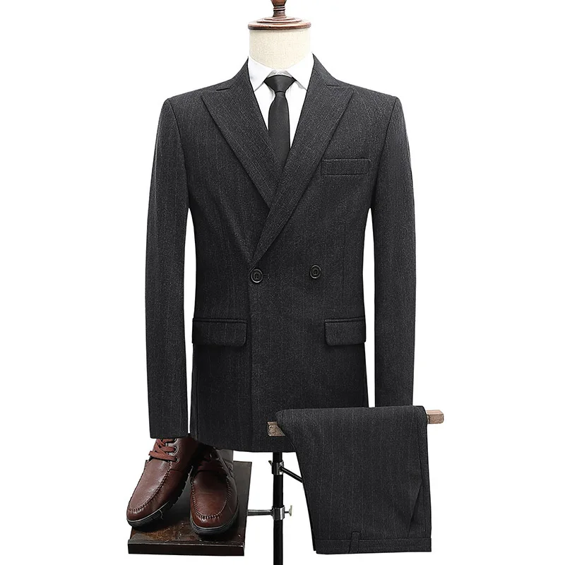 

Custom Made Groom Wedding Dress Blazer Suits Pants Business High-end Classic Dress Trousers ZHA05-19599