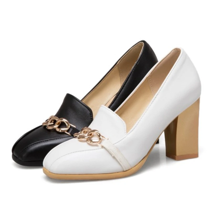 Elegant High Heels Women Pumps Shoes Spring Brand Black White