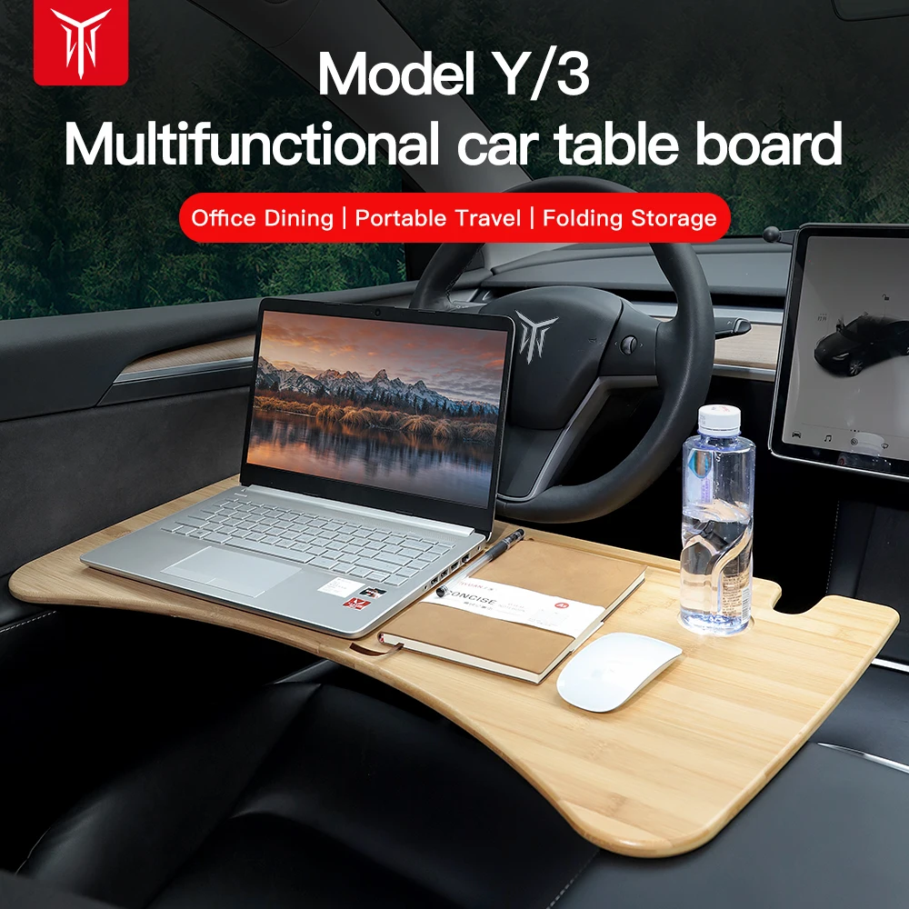 Foldable Laptop Working Desk for Tesla Model 3 2017-2023.10 & Y 2020-2024