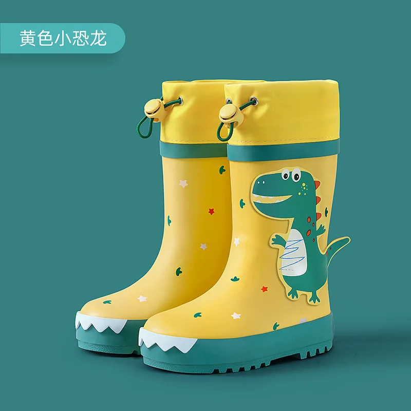 New Cute Unicorn Rain Boots Kids Boy Girls Rubber Boots New Cartoon Children Waterproof Shoes Non-slip Baby Water Shoes strongshen kid cartoon cute dinosaur unicorn rain boots for boys girls waterproof pvc rubber non slip toddler kids water boots