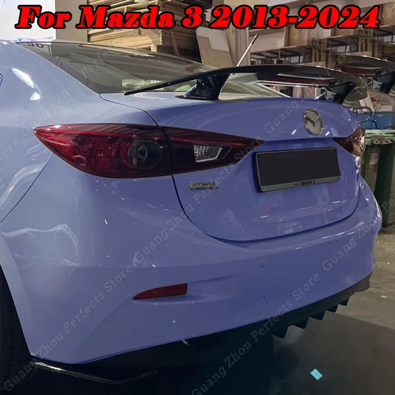 

Для Mazda 3 2013-2024 Высокопроизводительные блестящие черные автомобильные аксессуары для отделки кузова тюнинг внешние аксессуары