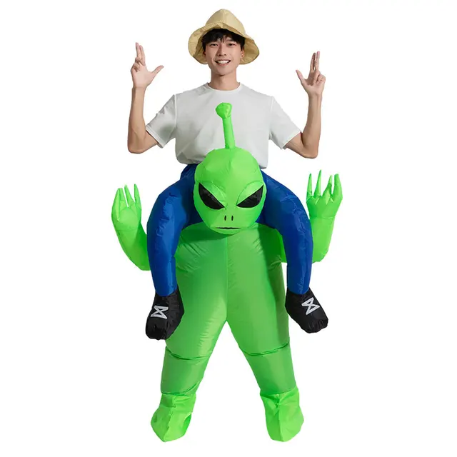 Disfraz de alienígena inflable Universal para niños y adultos, accesorios de Halloween, suministros de fiesta divertidos, 2023 1