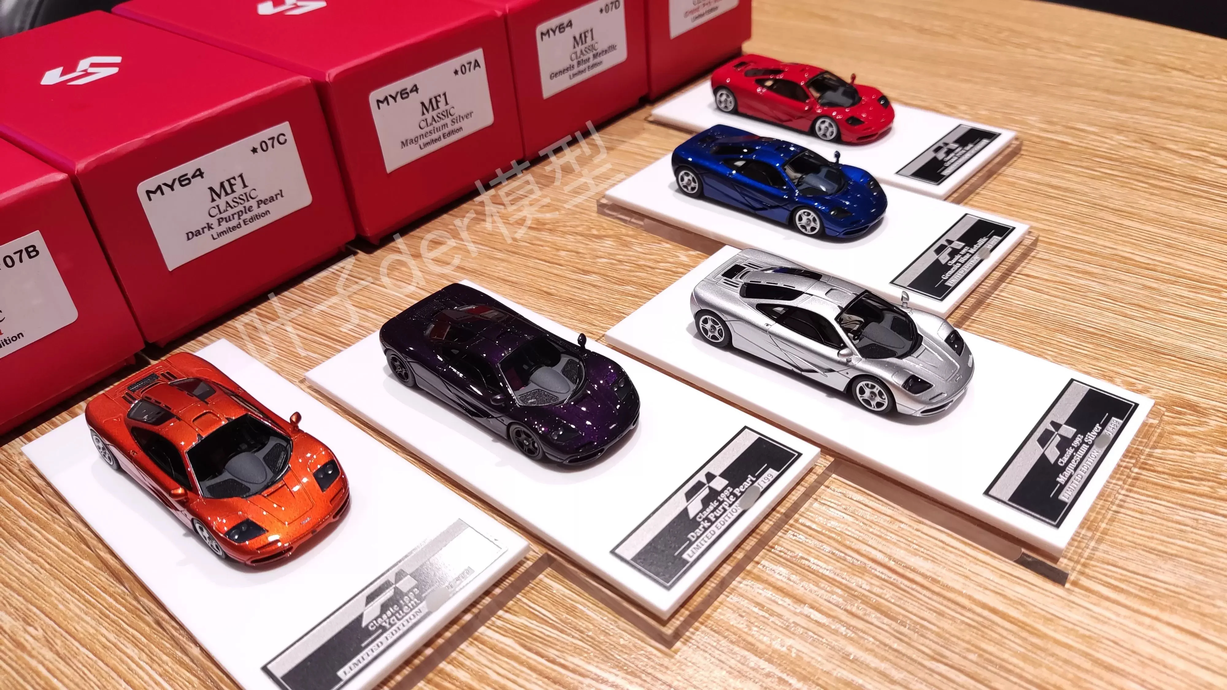 

Newly Stocks MY64 1:64 Classic Mclaren F1 MF1 High-End Collection Resin Scale Model Car In 2024