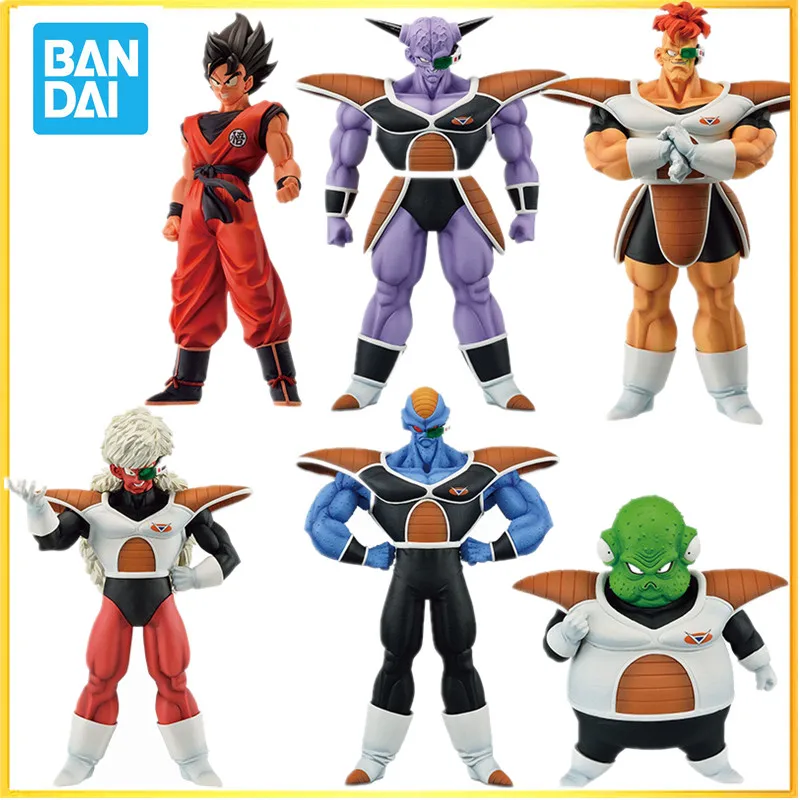 

In Stock BANDAI Ichiban Kuji Dragon Ball Z Ginyu Force Son Goku Ginyu Jeice Burter Recoom Guldo Anime Figur Action Figures Model