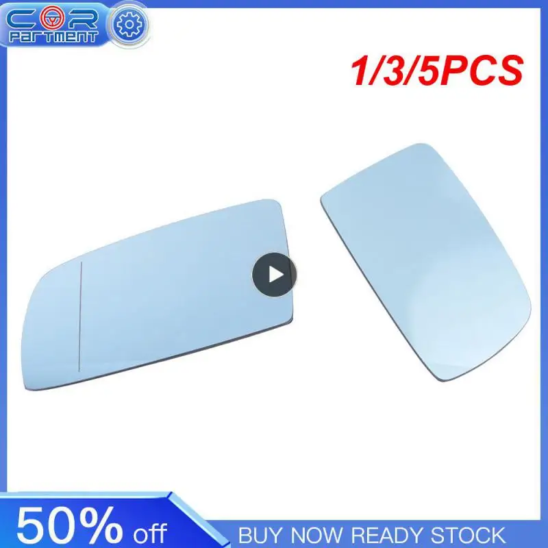 

1/3/5 шт. боковое синее электрическое широкоугольное зеркальное стекло с подогревом для 5 серии E60 E61 2003 - 2008 автомобильные Внешние детали